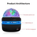 Multifunction LED Starry Sky Light Projection Night Light Bedside Bedroom Atmosphere Lamp Rotating StageLight Projector Lamp. 