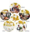 Gold Birthday Decorations, Birthday Decorations Party Decorations with Happy Birthday Banner Balloons. 