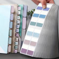 Morandi Colors Index Stickers, Light Color Index Notes, Transparent Writable Folder Sticky Notes. 