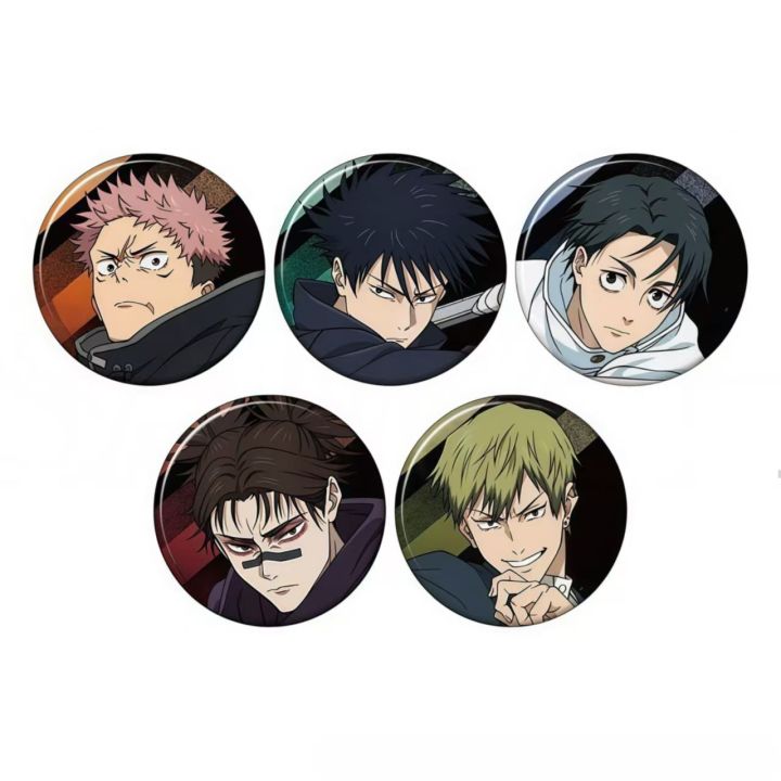 Jujutsu%20Kaisen%20Pins%20Naoya%20Zenin%20Yuji%20Itadori%20Yuta%20Okkotsu%20Fushiguro%20Megumi%20Choso%20Tinplate%20Brooch%20Hat%20Backpack%20Badge%20Props%20%20-%20Image%202