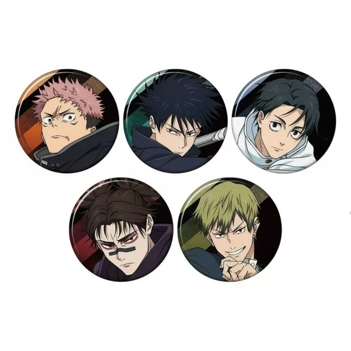Jujutsu%20Kaisen%20Pins%20Naoya%20Zenin%20Yuji%20Itadori%20Yuta%20Okkotsu%20Fushiguro%20Megumi%20Choso%20Tinplate%20Brooch%20Hat%20Backpack%20Badge%20Props%20%20-%20Image%202