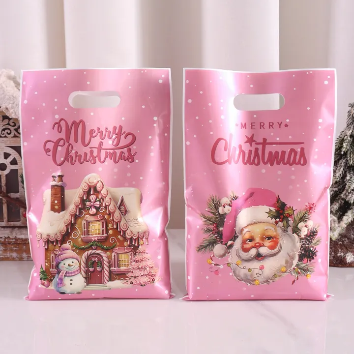 50pcs%20Pink%20Merry%20Christmas%20%20Bags%20Santa%20Claus%20Candy%20Bags%20for%20Home%202025%20Winter%20Holiday%20Christmas%20Decoration%20Navidad%20%20-%20Image%203