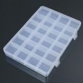 Multi Purpose storage box plastic divided box (24compartments) for electronic components,Jewellery box, Beads box, Screws, Medicine etc..