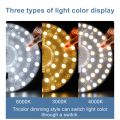 AC220V White/Tricolor Dimming LED Ring PANEL Circle Light  36W 24W 18W 12W Cold White Round Ceiling Board The Circular Lamp. 