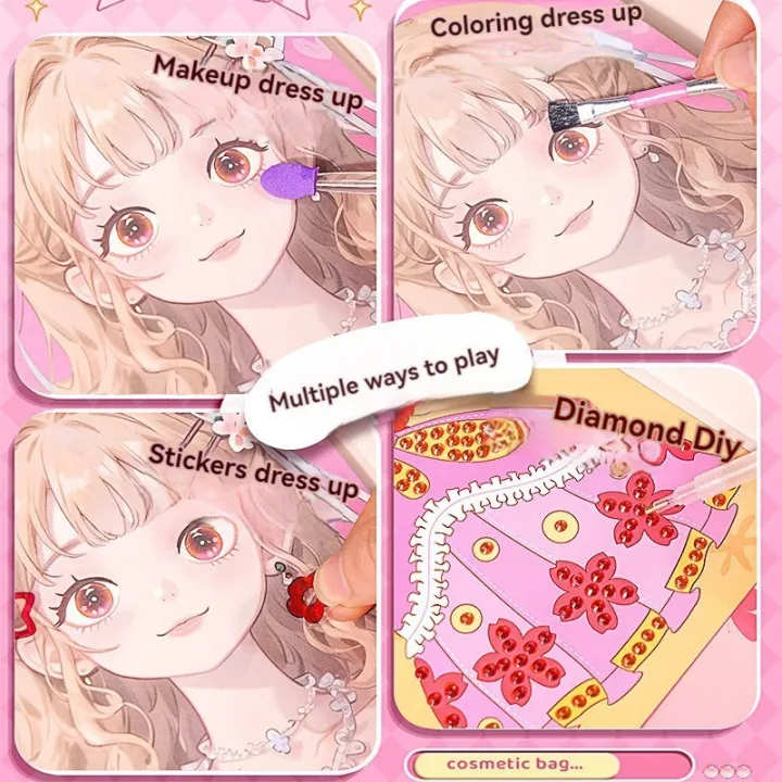 DIY%20Paper%20Art%20Craft%20Kits-3%20in%201%20Princess%20Makeup%20Kit%20with%20Diamond%20Painting%20Kits%20and%20Princess%20Dress%20Up%20Sticker%20Book%20Gifts%20for%20Girl%20-%20Image%202