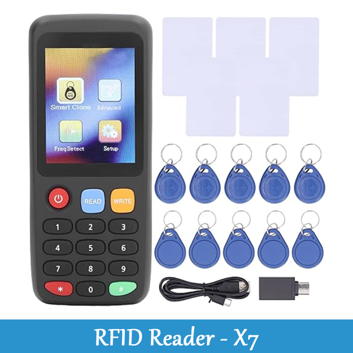 X7 Smart Chip Reader IC ID Clone Copier RFID Token Duplicator 125Khz ...