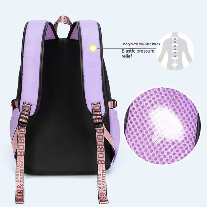 Teenagers%20Cute%20Schoolbag%20Shoulder%20Backpack%20Nylon%20Fabric%20Girls,%20Large%20Capacity%20Splash-Proof%20-%20Image%207