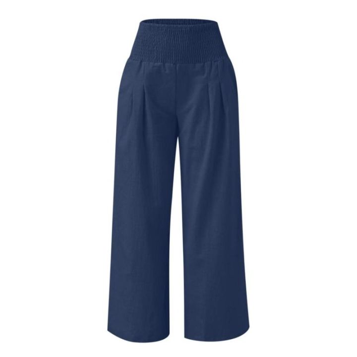 Plus%20Size%20New%20Women's%20Casual%20Pants%20with%20Casual%20Style%20Cotton%20Hemp%20Comfortable%20Mid%20Waist%20Pants%20for%20Women%20-%20Image%205