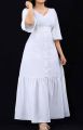 Ladies Casual Frocks/White Frock/Women's Dresses. 
