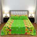 double King Size Bed Sheet Set with Pillow Cover Chador set 7.5×8.25 feet Full Cotton Fabric model B2. 