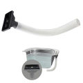 1 PC Overflow Pipe Upward Rectangle Overflow Pipe Head Kitchen Sink Replacement Connector Washbasin Drainer Accessory. 