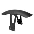 Motorcycle Front Fender For Honda CG125 Retro Black/ Chrome Retrofit Mudguard Mud Flaps Splash Guard Motorbike Accessories. 