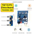 3 Channel Amplifier CHINESE TDA2030A Amplifier Circuit Board For 18W Speaker Circuit. 