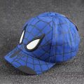Cartoon Printed Spiderman Cap For Kids. 