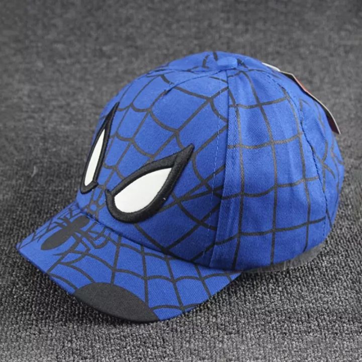 Cartoon%20Printed%20Spiderman%20Cap%20For%20Kids%20-%20Image%203