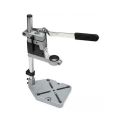 Drill Stand for Hand Drill, Universal Bench Clamp Drill Press Floor Stand Workbench Repair Tool for Drilling Collet Workshop,Single Hole Aluminum Base. 