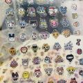 8pcs Japanese anime Tamagotchi Style pixel graph Cut film sticker desktop phone shell decoration Hand account diy accessory toy. 