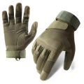 Spring Autumn Tactical Gloves Men's Shell Protection Thickened All Finger Touch Screen Outdoor Riding Cold Protection.