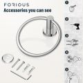 Bathroom Towel Ring Hook Hardware Accessories Storage Holder 304 Stainless Steel Hand Towel Holder Modern Round Towel Hanger. 