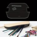 3Pcs/set Acrylic Pen Pocket Leather Template Set DIY Home Handwork Leathercraft Sewing Pattern Tools Pencil Box Pencil Case.