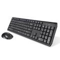 wireless keyboard and mouse Famor CS 100 wireless 2.4GHz keyboard & mouse metallic grey keyboard soft buttons with 5D 1600 DPI high grade mouse. 