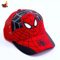 HotToys Spiderman Baseball Cap Boys Girls Hats Superhero Peripheral Cosplay Props Childrens Gift Sunhat Fashion Accessory 3-7y. 