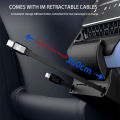 Rear Screen Expansion Dock for Tesla Model Y Juniper 2026 Model 3 Highland 2024 Rear Air Vent Quick Charger Hub Power Splitter.