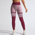 Women V Back Leggings Exercise Gym Fitness Athletic Workout Elastic Leggins High Waist Scrunch Yoga Pants Sports Tights S-XL.