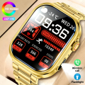 New Golden Smart Watch Bluetooth Call Smartwatches Full Touch Screen Music Fitness Tracker Waterproof Smartwatch for Android IOS.