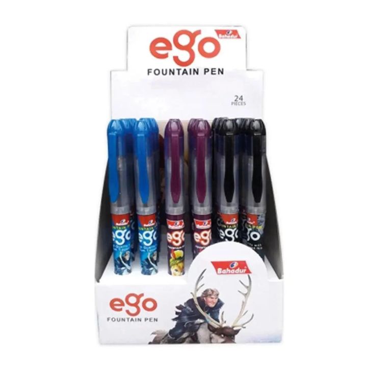 Pack of 2 bahadur ego fountain pens