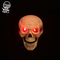 Motion Sensor Halloween Decoration Spooky Halloween Haunted House Decor Voice-activated Skeleton Skull With Led Eyes Fake Spider. 