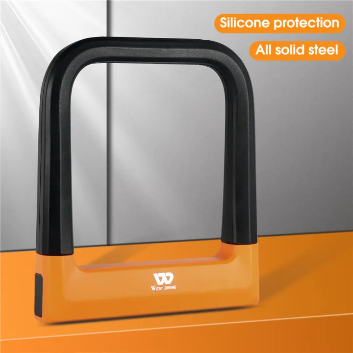 WEST%20BIKING%20Bicycle%20U%20Lock%20MTB%20Road%20Bike%20Safety%20Anti-theft%20Chain%20Lock%20With%203%20Keys%20Motorcycle%20Cycling%20Lock%20Bicycle%20Accessories%20-%20Image%203