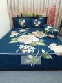 Stylish and Elegant Digital Home Tex Cotton 8.5/7.5 Feet Double Size Bedsheet with Two Pillow Covers - A Bed Sheet that Embodies Elegance. 