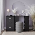Dressing Table Computer desk office desk Studying Makeup vanity Bedroom Drawers shelves(Customize). 