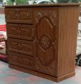 Standard Wardrop desing with 4 Drawer 1 Side part by Malaysian MDF.