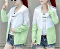 Women’s Single Layer Transparent Matching Lightweight Jacket For Summer Wear. 