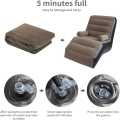 Luxury Inflatable Air Sofa With Armrest. 