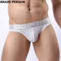 BRAVE PERSON Underwear Men Briefs Male Panties Breathable Low-waist Bikini Briefs Size S-XL Underpants for Man.