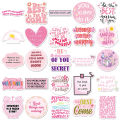 50 Inspirational Quote Stickers Pack, Containing Motivational Positive Affirmations, Self-Adhesive Decorative Stickers, Can Be Used for Scrapbooks, Journals, Laptops, Phone Cases, Are Mental Health  and Back-To-School Supplies. 
