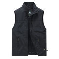 FGKKS Spring New Men Waistcoat Outdoor Leisure Solid Color Vest Young Middle-aged Photography Fishing Casual Vest Jacket Male. 