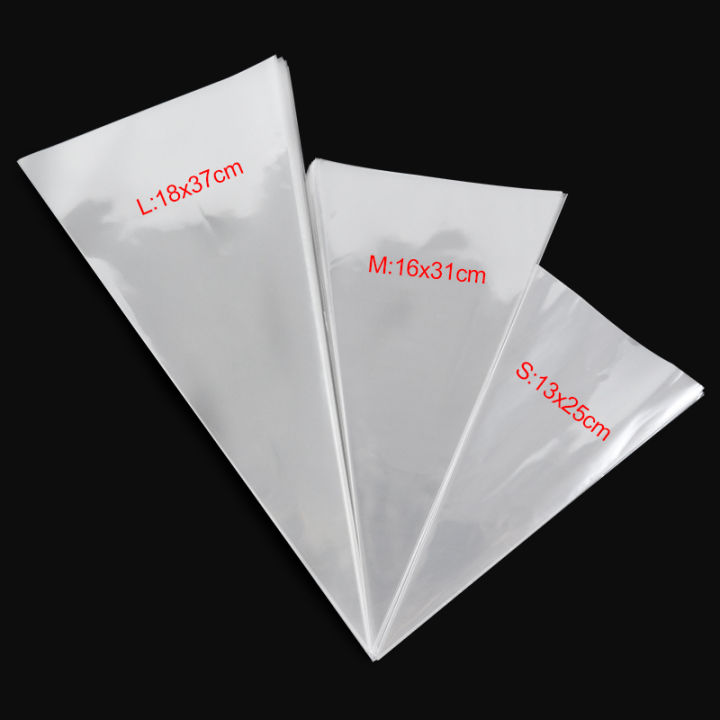50Pcs%20Clear%20Cone%20Candy%20Bags%20Food%20Snack%20Packaging%20Plastic%20Bag%20With%20Ties%20Wedding%20Birthday%20Party%20Favors%20Decoration%20DIY%20%20Bags%20-%20Image%204