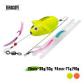 Kingdom Sinking Floating Fishing Lures 70mm 90mm High Density ABS Foam Mouse Shape Balance Far Casting Artificial Hard SwimBait. 