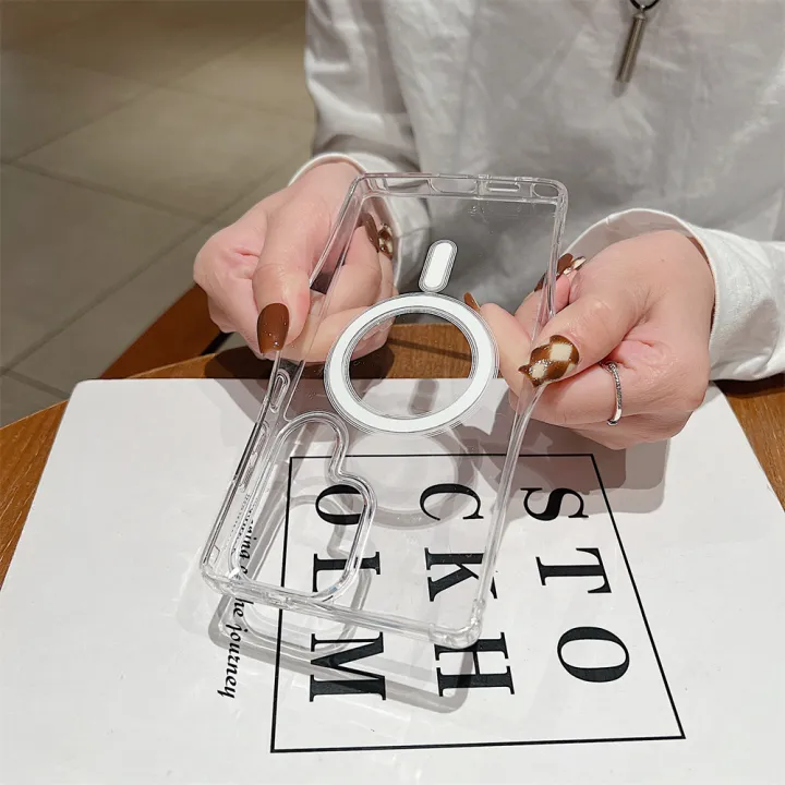 Magnetic%20Case%20For%20MagSafe%20Cover%20for%20Samsung%20Galaxy%20S23%20S22%20S21%20S20%20Plus%20S24%20FE%20S25%20edge%20Ultra%20Transparent%20Shockproof%20Clear%20Cover%20-%20Image%205