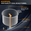 Spill Proof Coolant Filling Kit Pour Oil Tool Fit Universal Vehicles Plastic Filling Funnel Spout. 