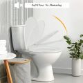 Commode seat cover for bathroom simple and hydraulic and ifo. 