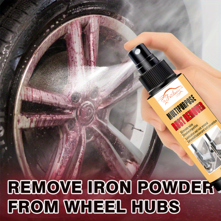 1 Bottle Wheel Cleaning Protection Spray - All-in-One Rust Removal ...