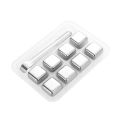 Stainless Steel Food Grade Frozen Ice Cubes, Metal Ice Particles, Long-Lasting Freezing, Reusable, Clean And Hygienic. 