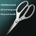 PLYS Long Blade Heavy-Duty Scissors Stainless Steal Sharp Multi All-Steel Chicken Bone Scissor Effortless Bone Cutting. 