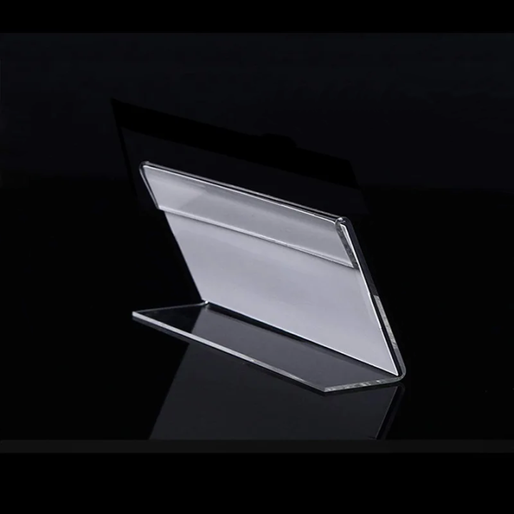 L-Shaped%20Acrylic%20Mini%20Label%20Stand%20Logo%20Display%20Booth%20Name%20Price%20Card%20Retail%20Bread%20Buffet%20Acrylic%20Transparent%20Price%20Card%20-%20Image%205