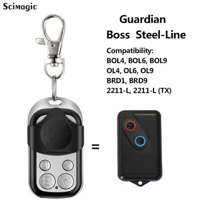 BOSS STEEL-LINE Guardian GARAGE DOORS 303 MHz Gate Door Opener 4 ...